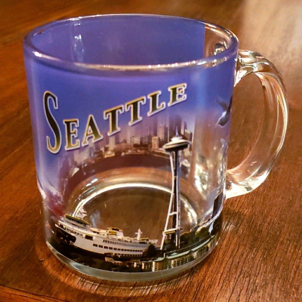Seattle Space Needle Glass Mug